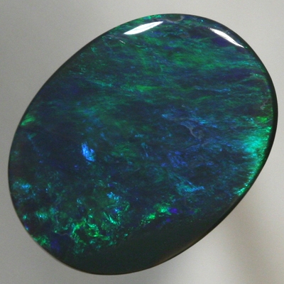 SOLID BLACK OPAL Strong, rich fire in a Scotch Plaid pattern. SEE VIDEO